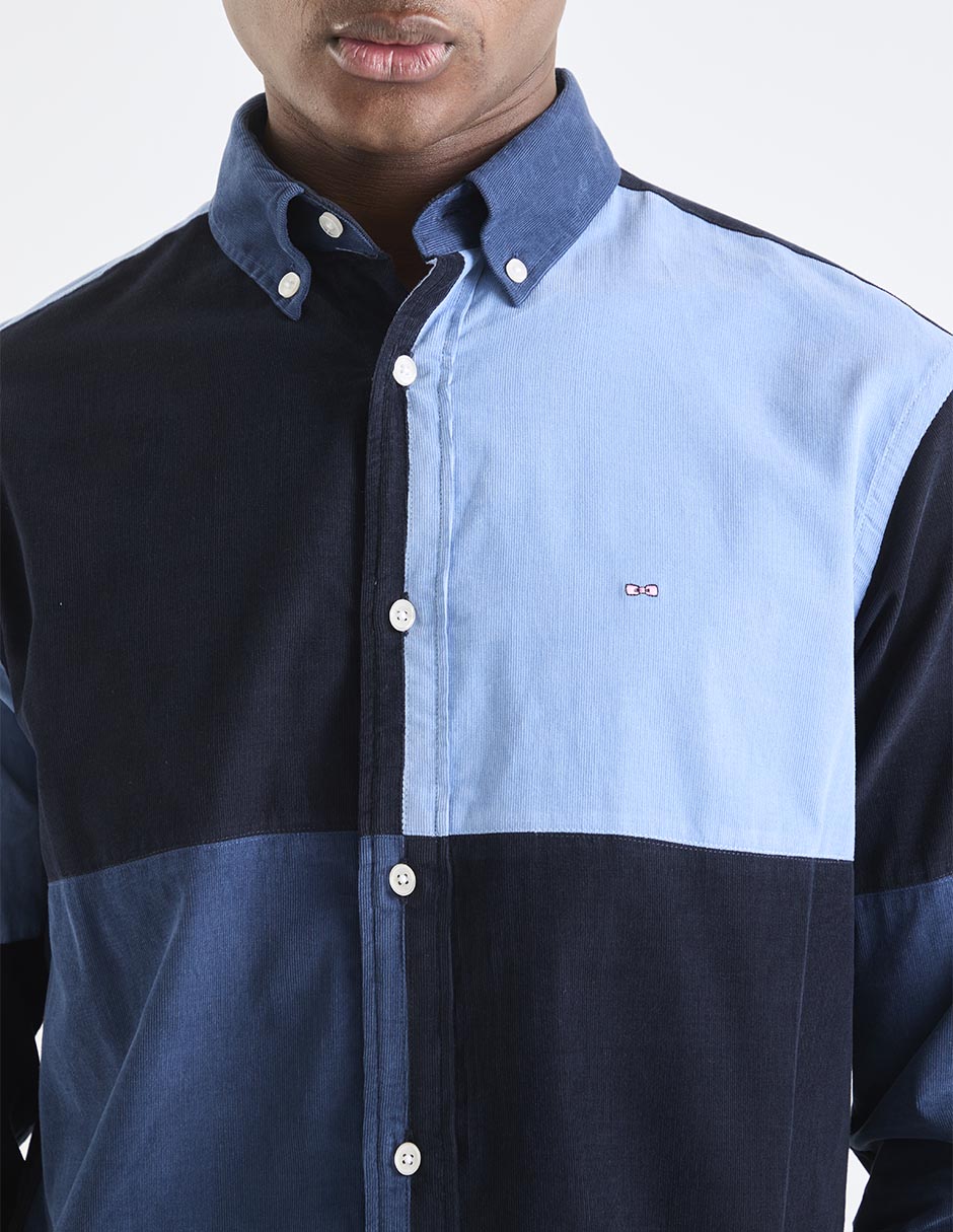 Camisa casual de algodón manga larga para hombre 4