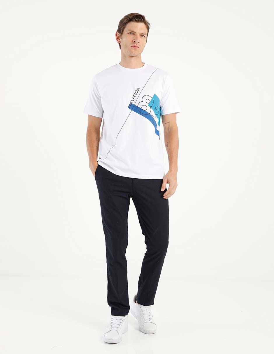 Playera Nautica cuello redondo para hombre 3