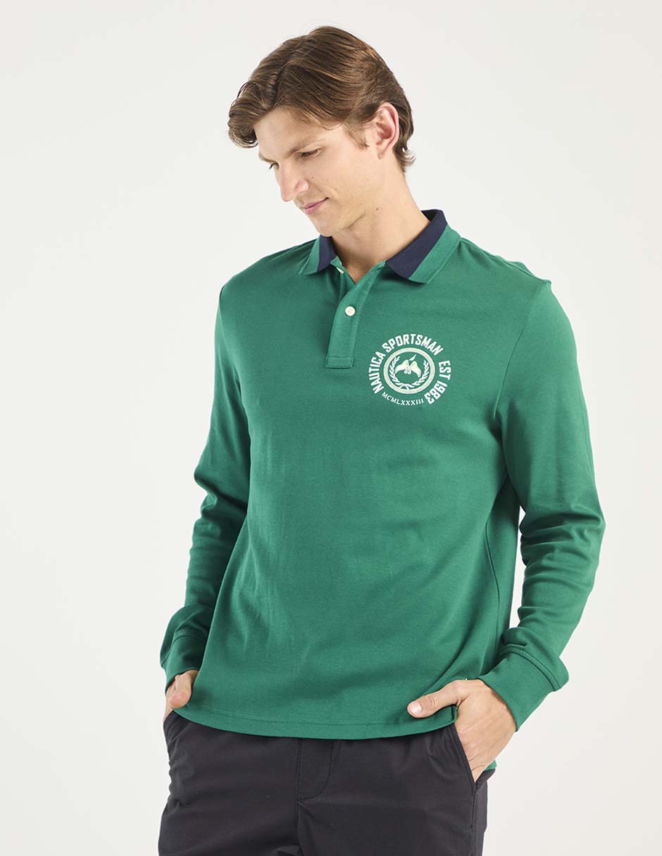 Playera tipo polo para hombre