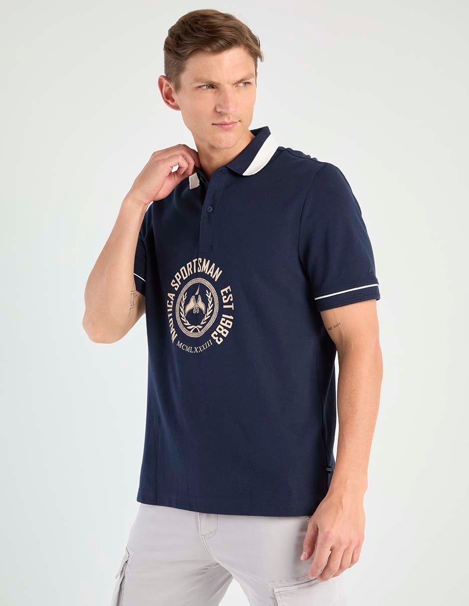 Playera tipo polo para hombre