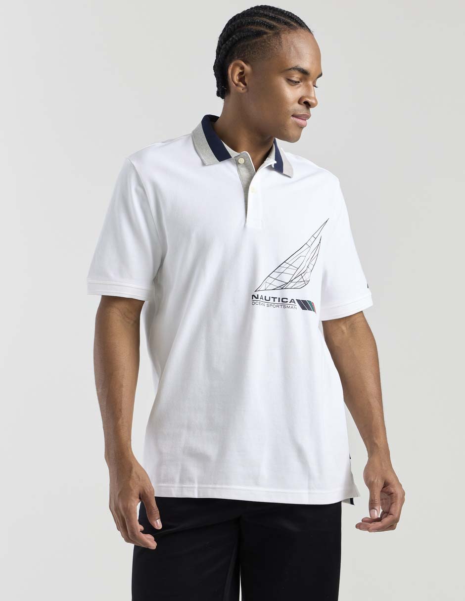 Playera tipo polo para hombre