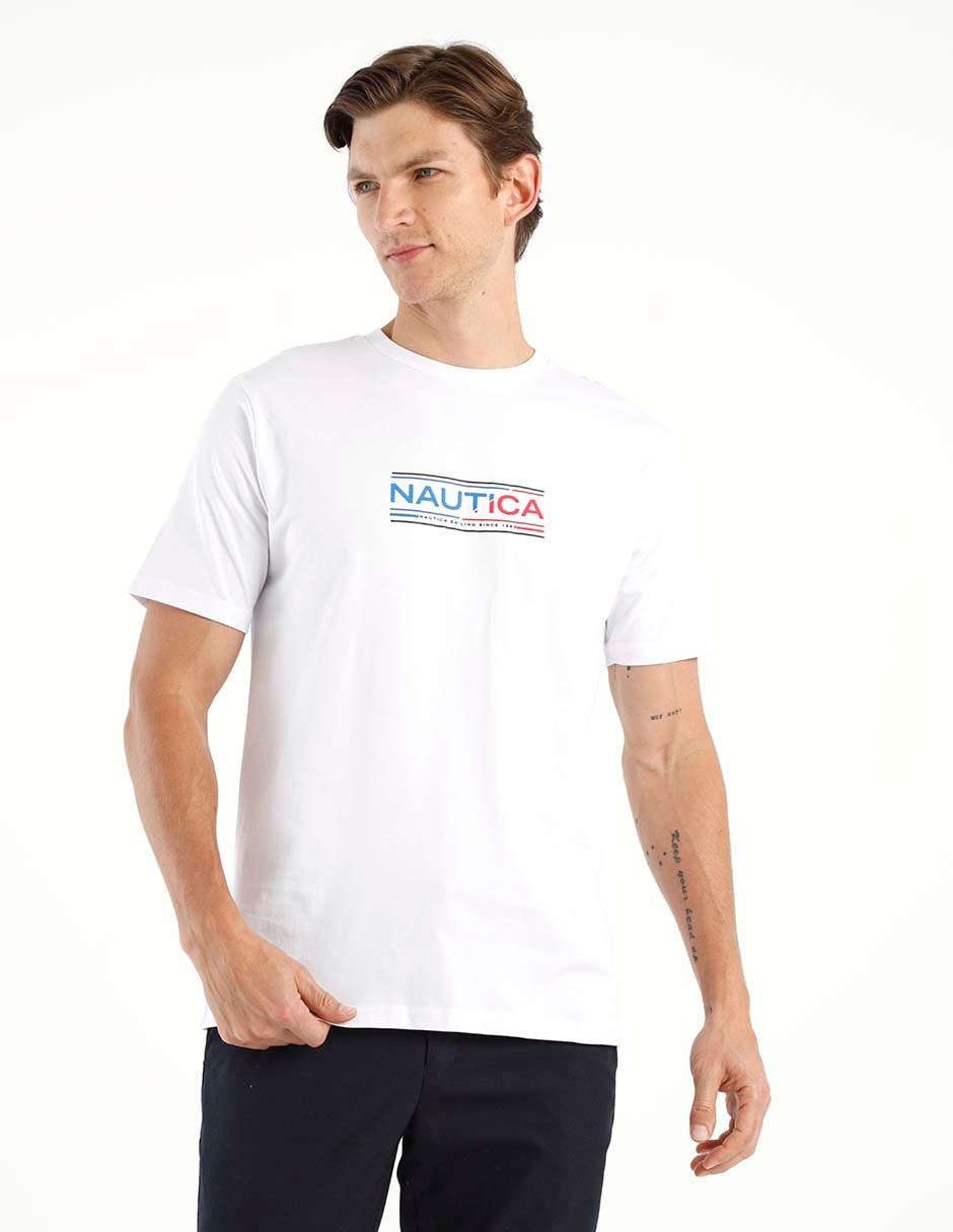 Playera cuello redondo para hombre