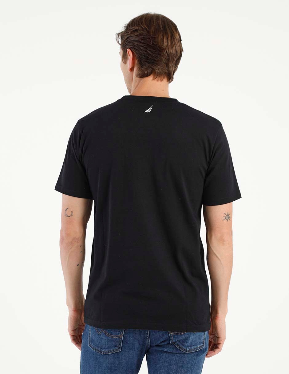 PLAYERA NAUTICA N1S03429-FA, CH, NEGRO