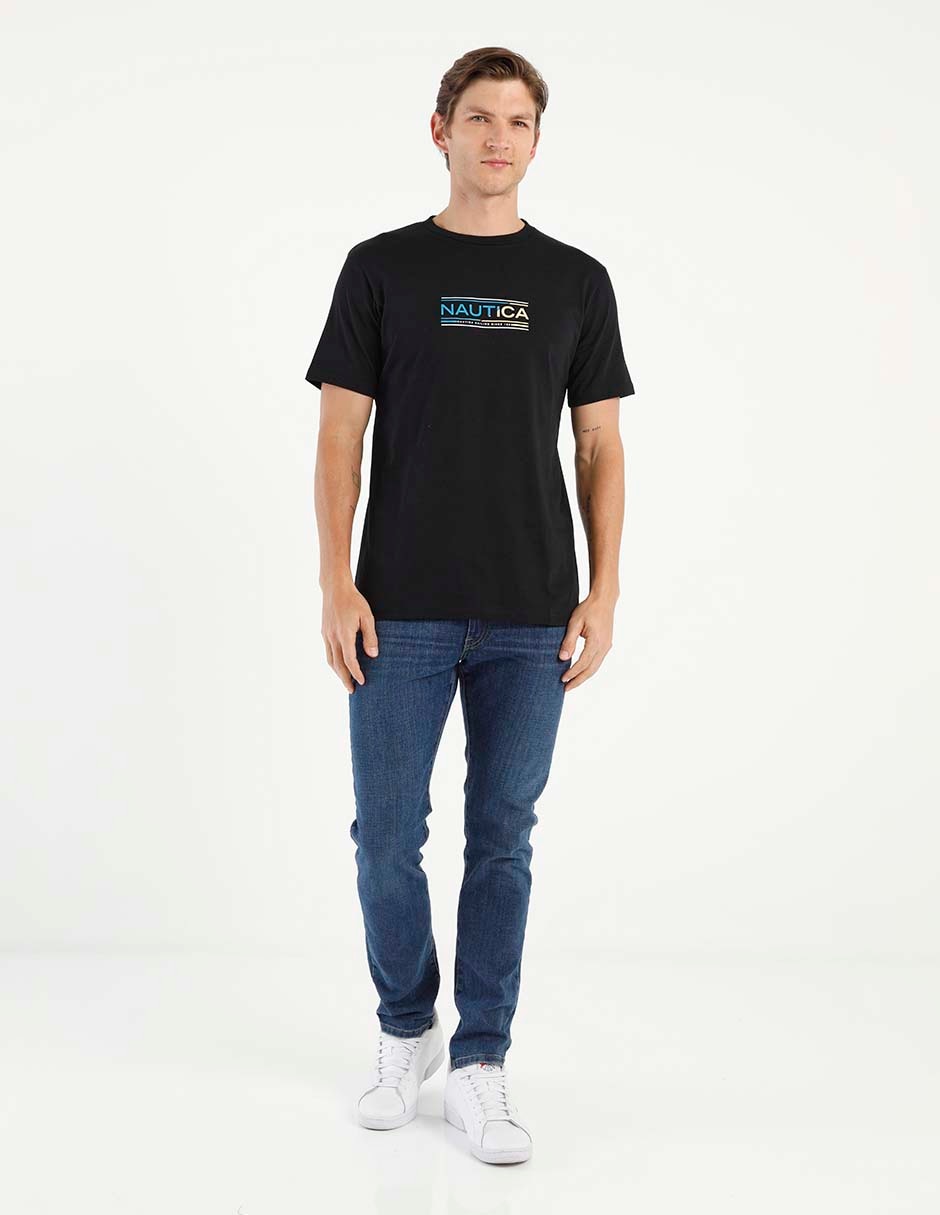 PLAYERA NAUTICA N1S03429-FA, CH, NEGRO