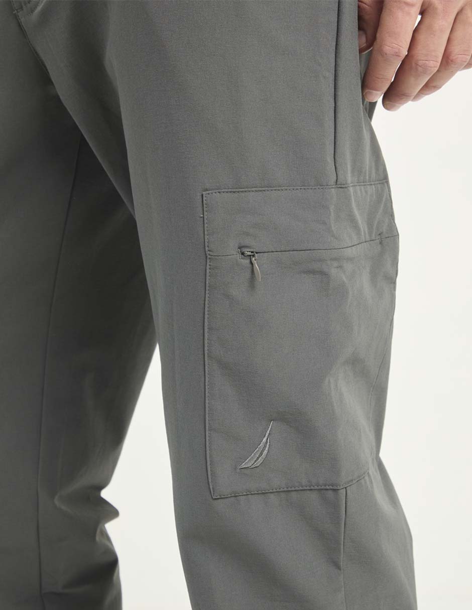 Pantalón jogger recto de algodón para hombre 4