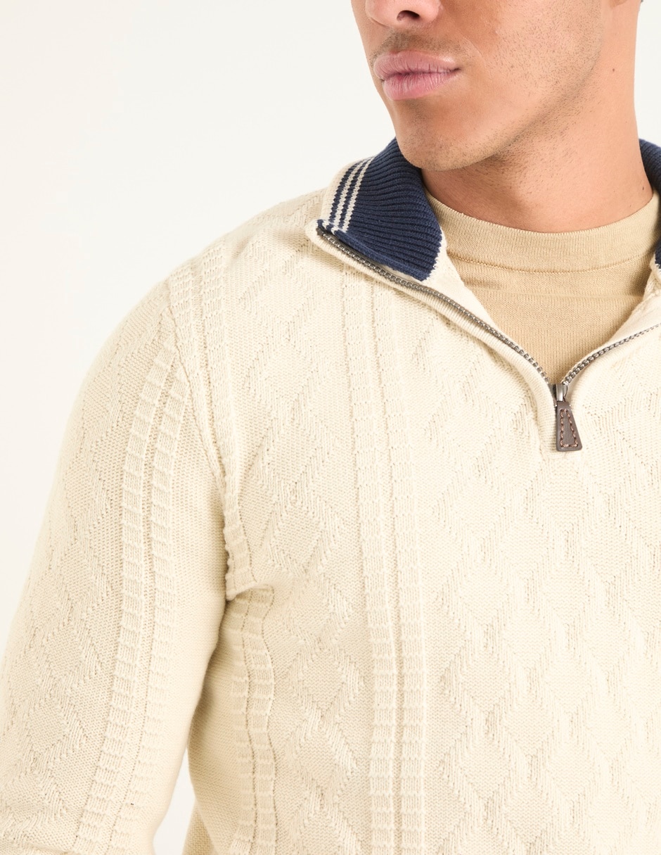 SUETER NAUTICA S57202-FA25, M, HUESO