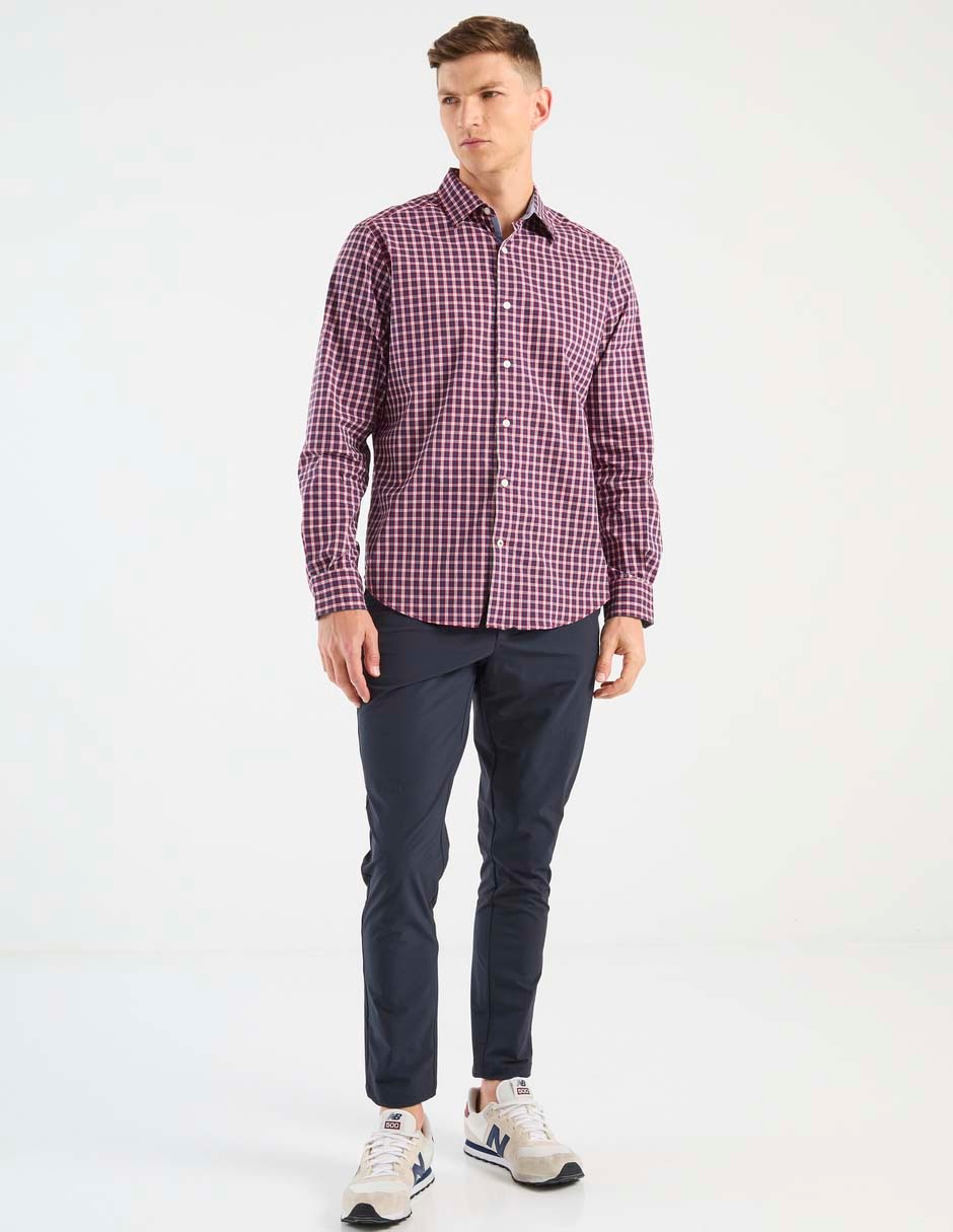 Camisa casual manga larga para hombre 3