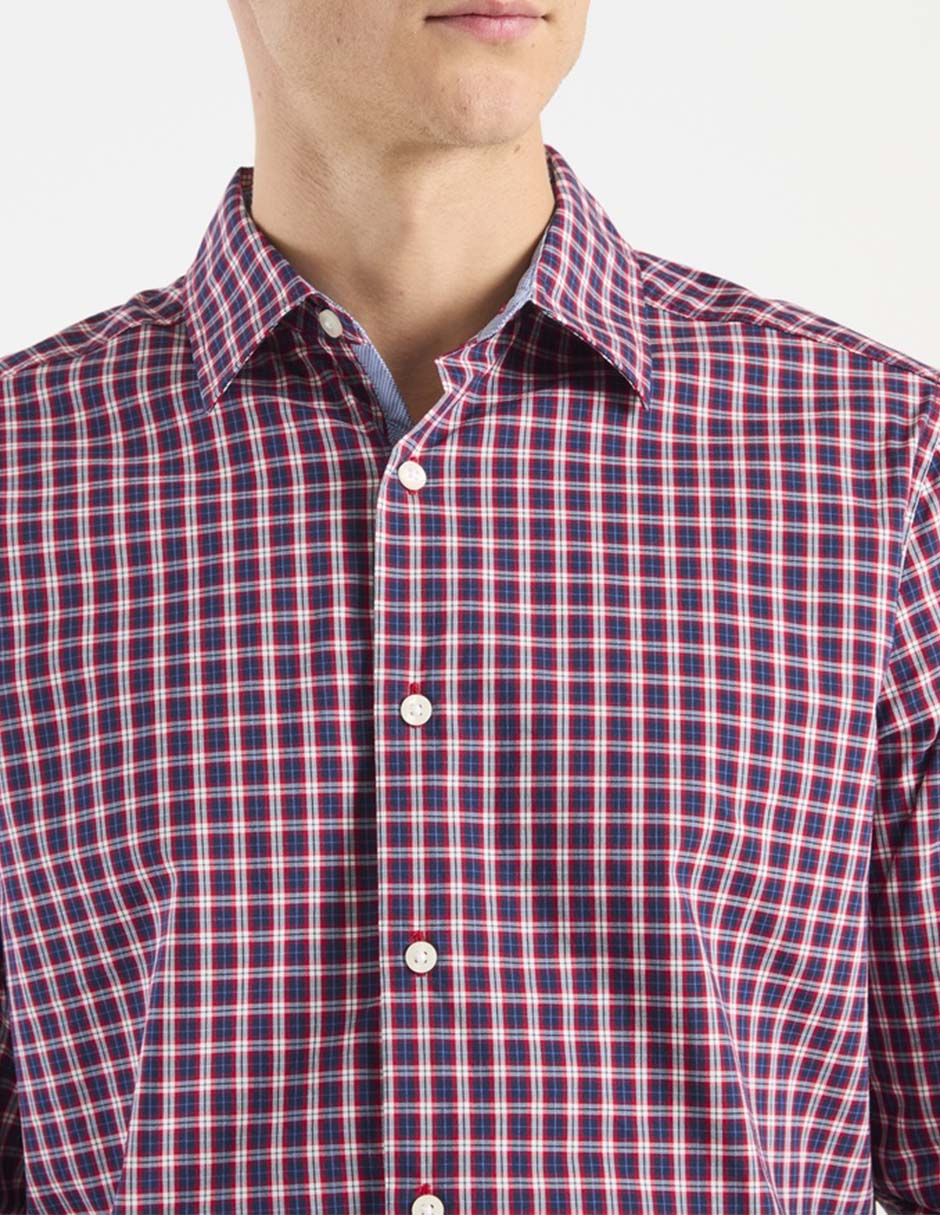 Camisa casual manga larga para hombre 4