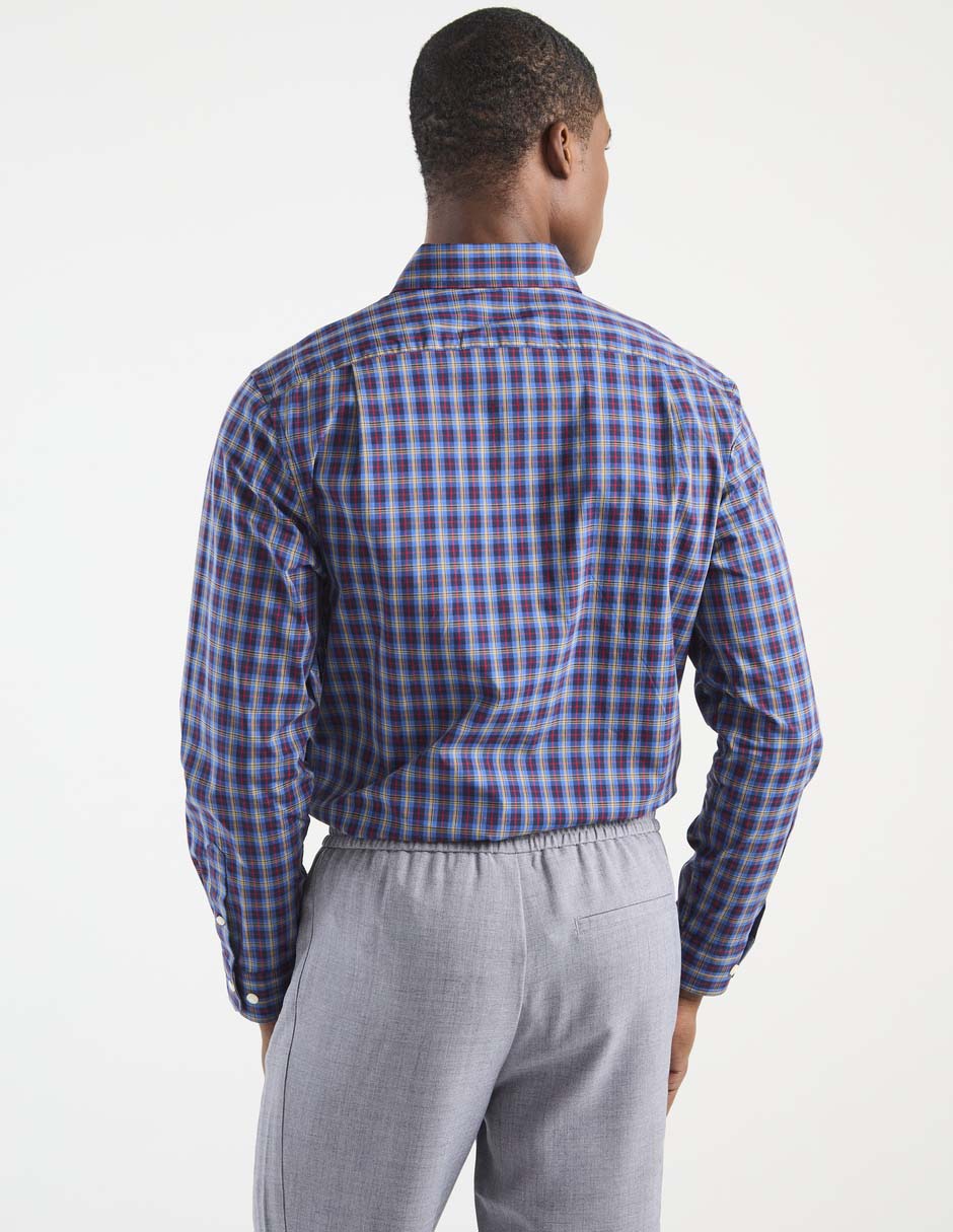 Camisa casual manga larga para hombre 2