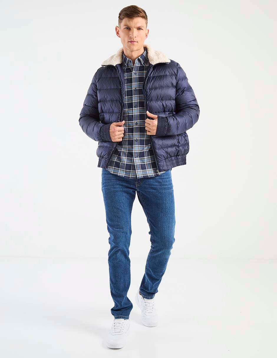 Camisa casual manga larga para hombre 3