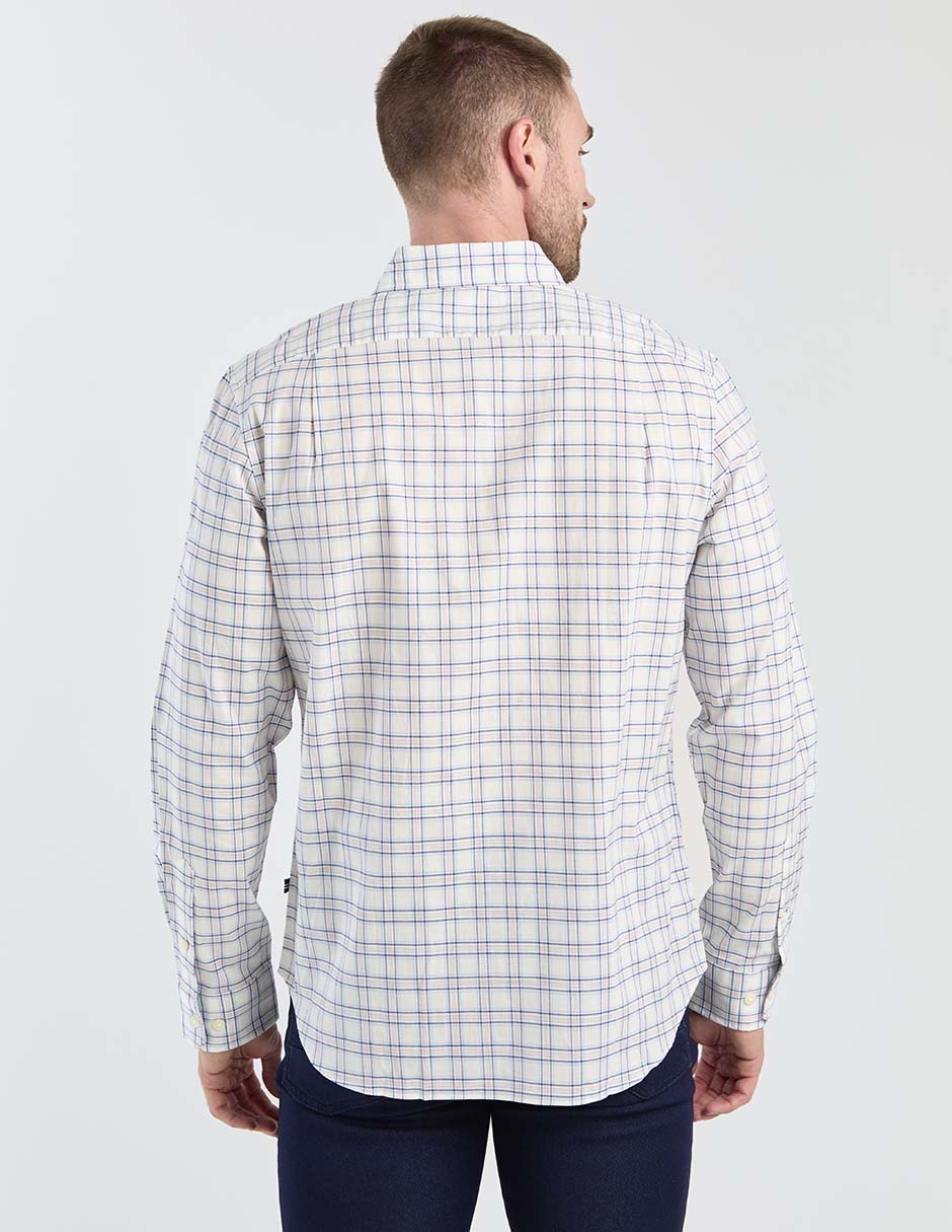 Camisa casual de algodón manga larga para hombre 2