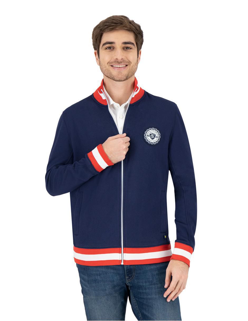 Chamarra casual con bolsillos para hombre Chamarra casual con bolsillos para hombre
