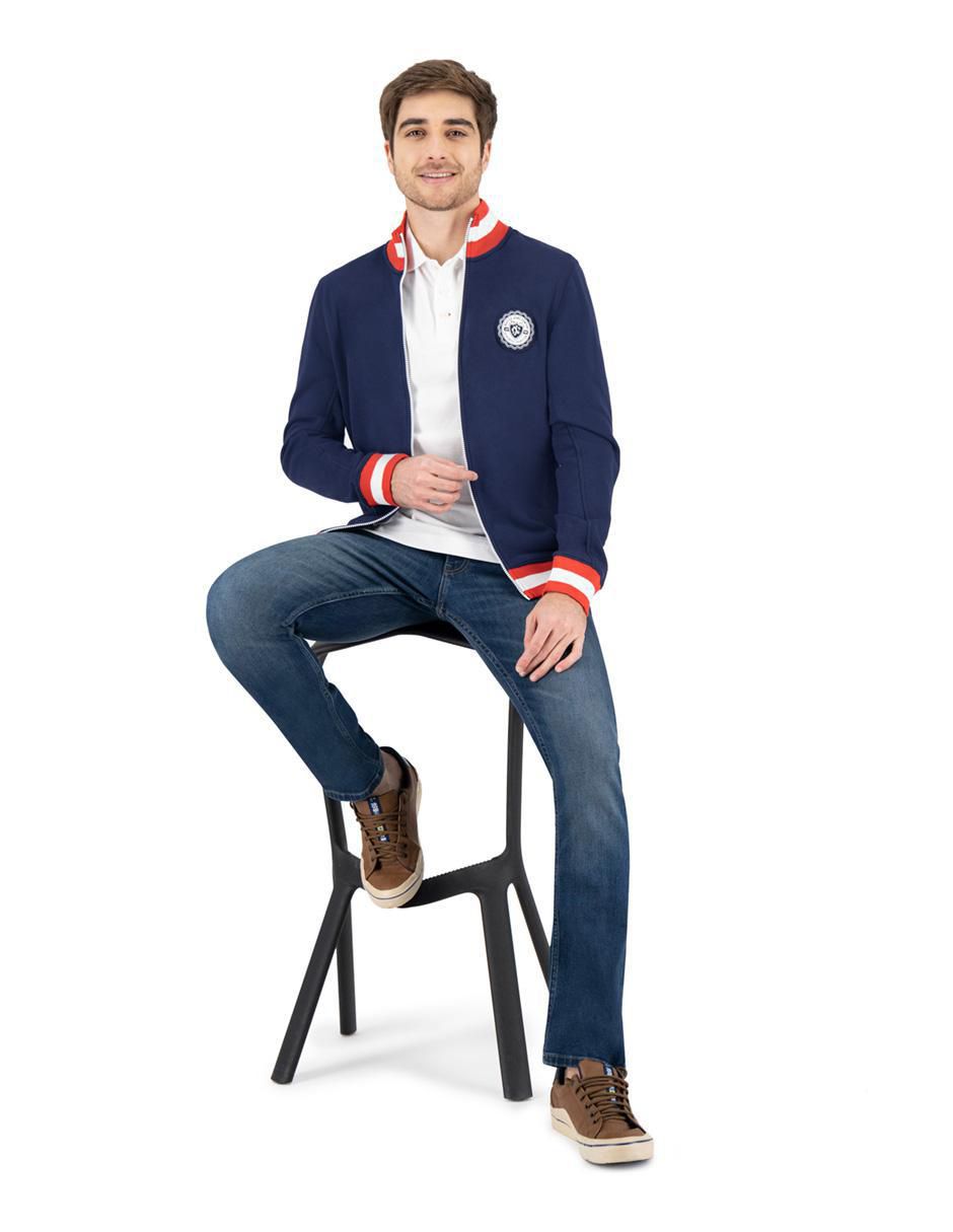 Chamarra casual con bolsillos para hombre 2
