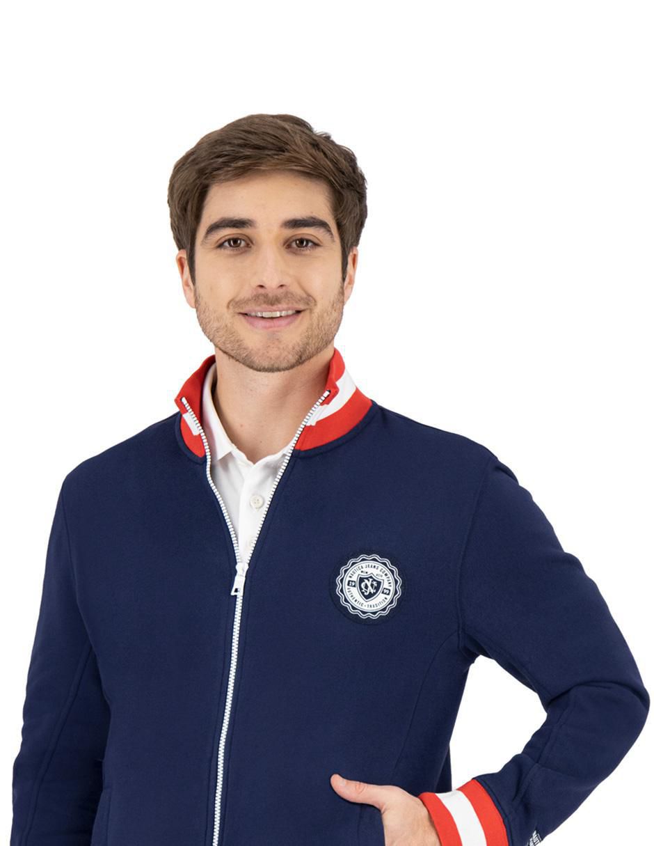 Chamarra casual con bolsillos para hombre 3