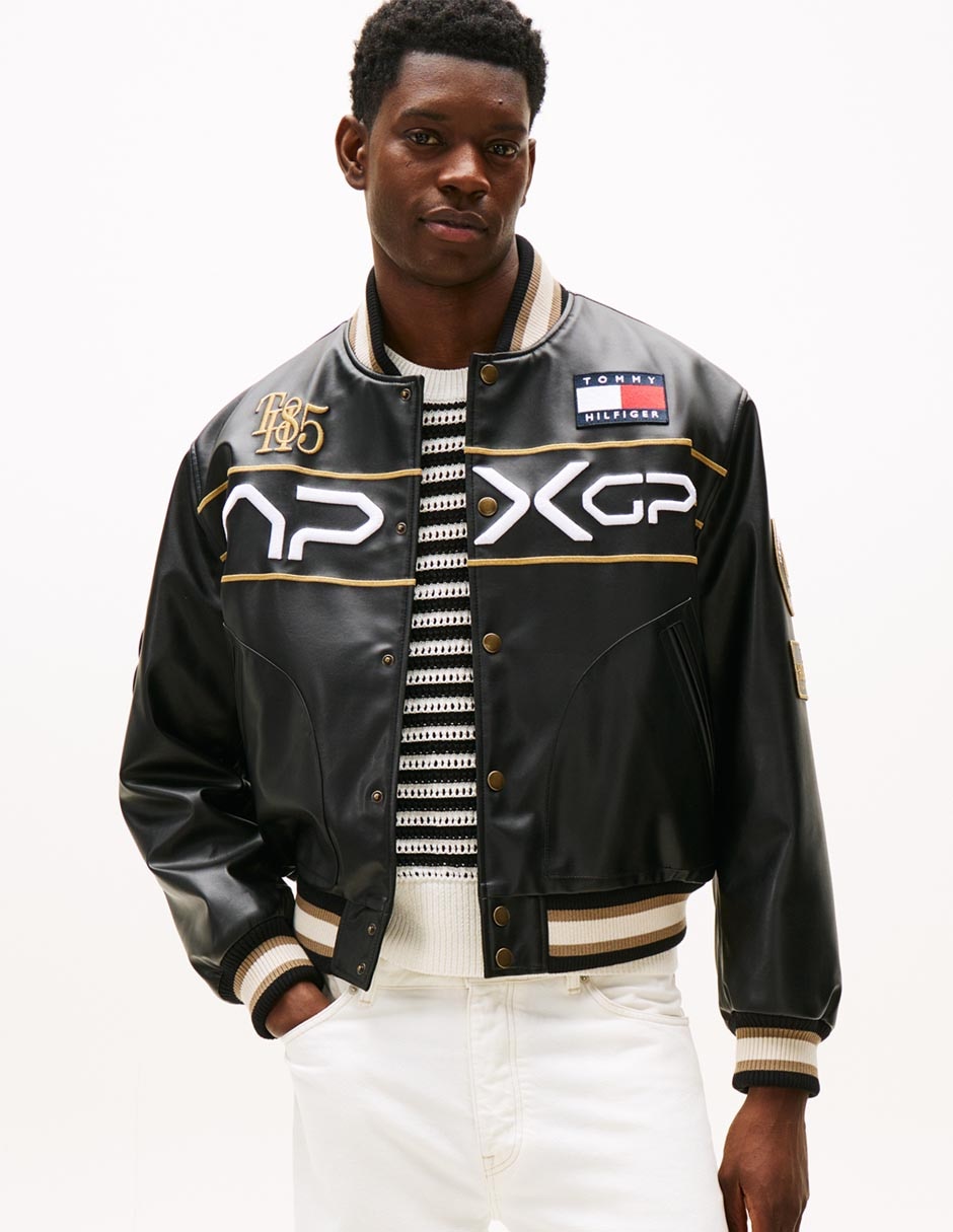 Chamarra Negra Tommy Tommy Hilfiger 