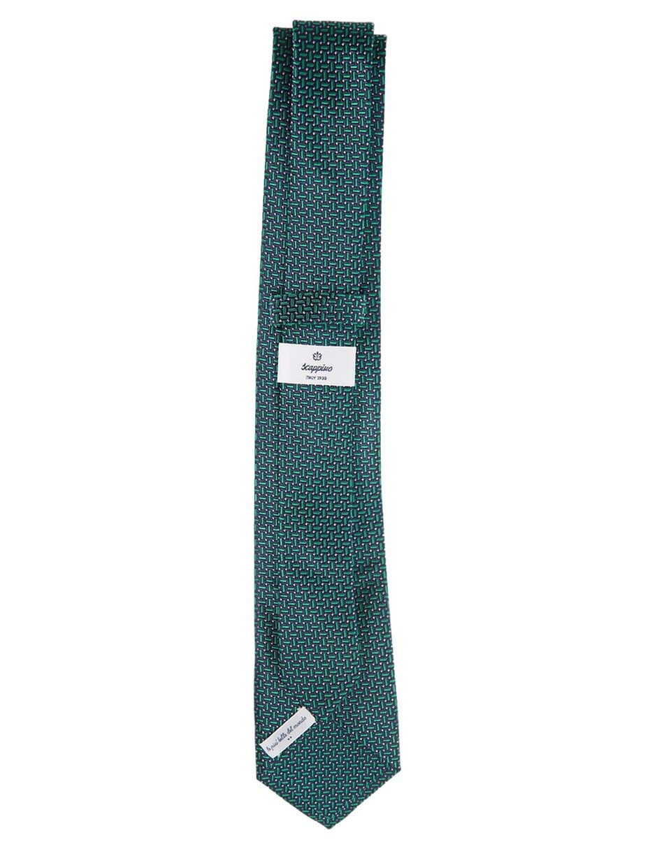 Corbata regular de seda estampada para hombre 2