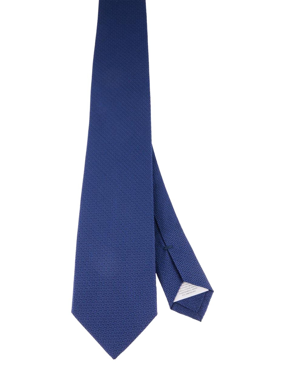 Corbata regular de seda estampado para hombre