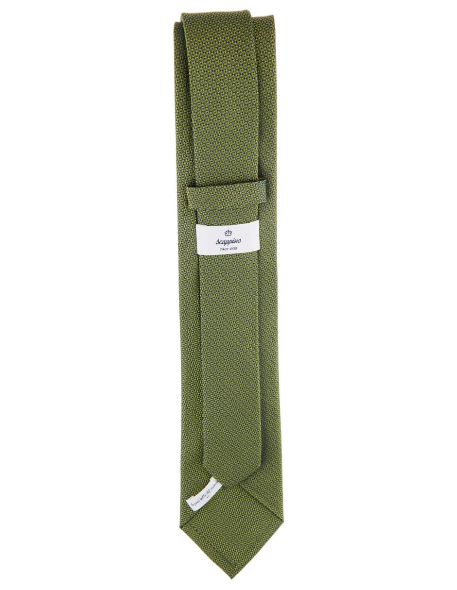 Corbata regular de seda estampado para hombre 2