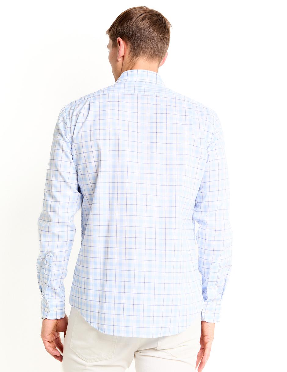 Camisa casual de algodón manga larga para hombre 2