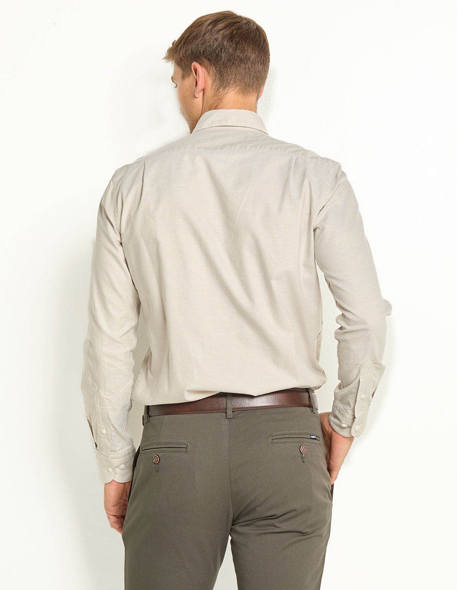 CAMISA SCAPPINO CSMO004480PV, M, BEIGE