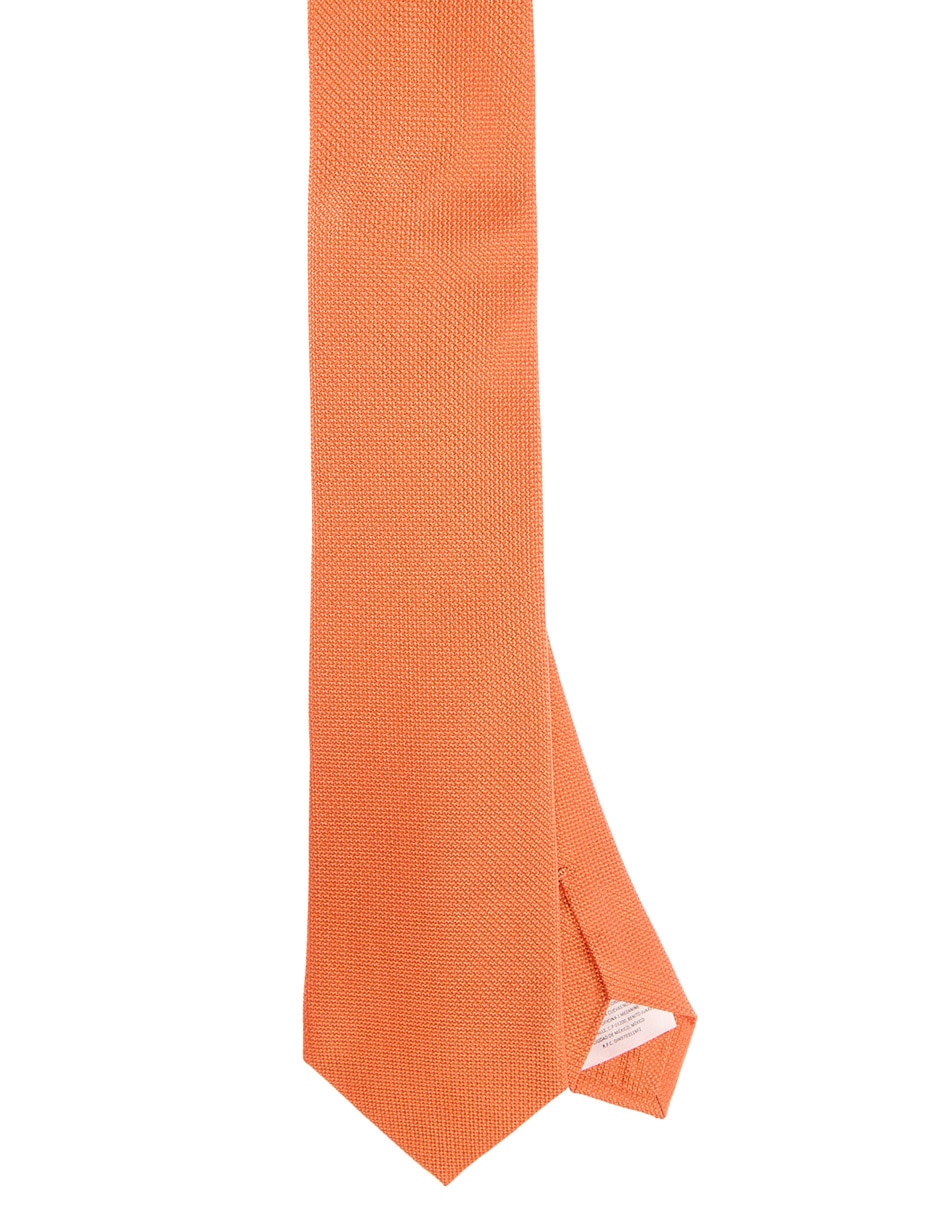 Corbata regular de seda estampada para hombre