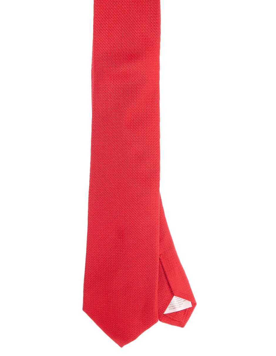 Corbata regular de seda estampada para hombre