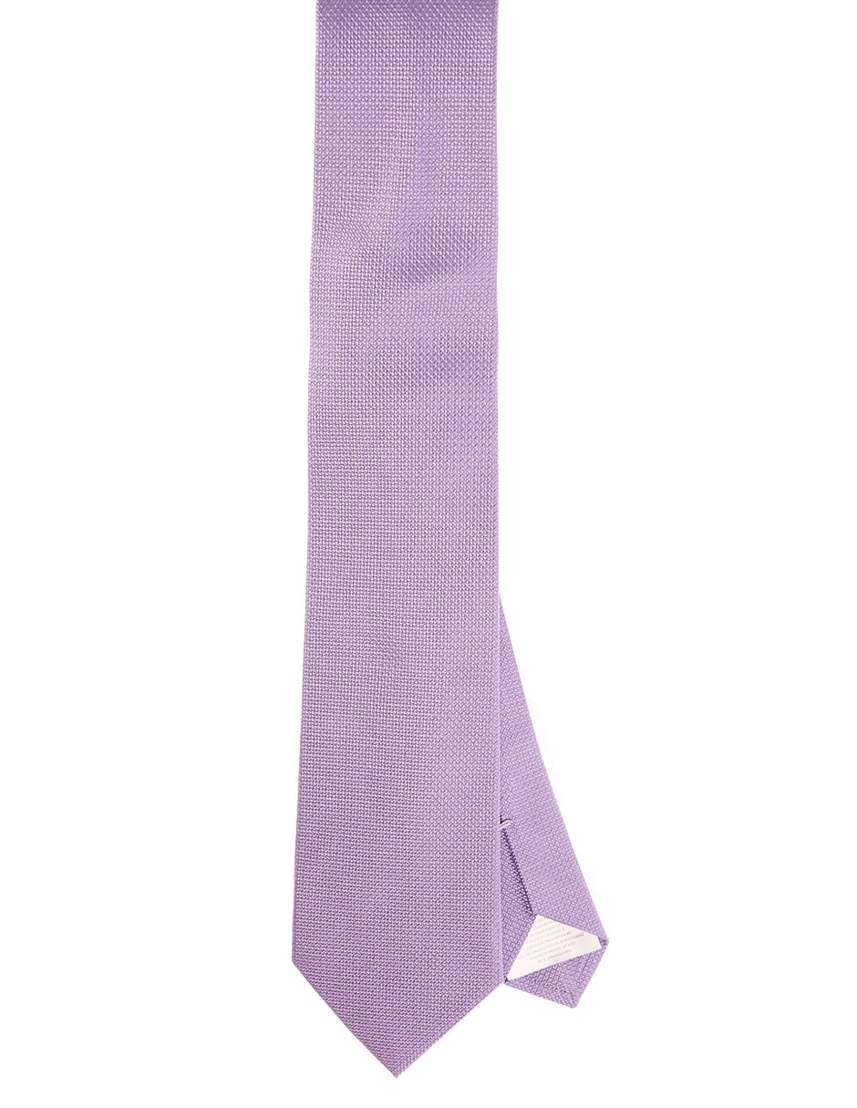 Corbata regular de seda estampada para hombre