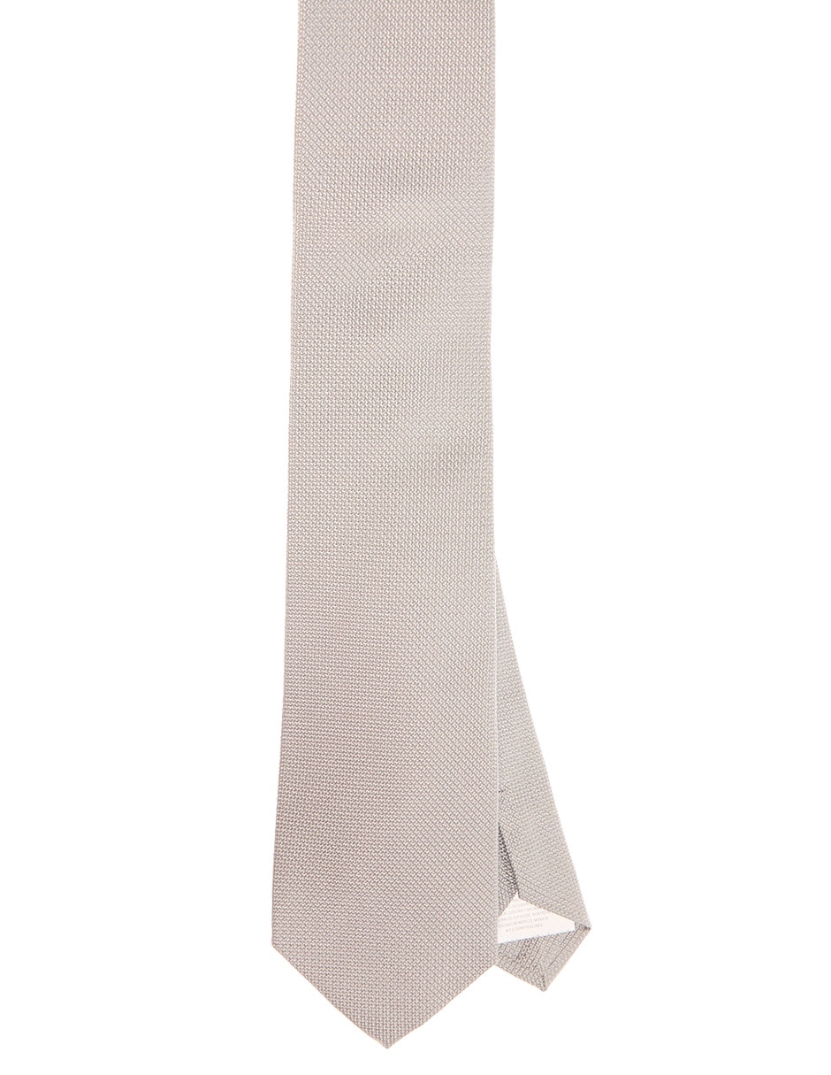 Corbata regular de seda estampada para hombre