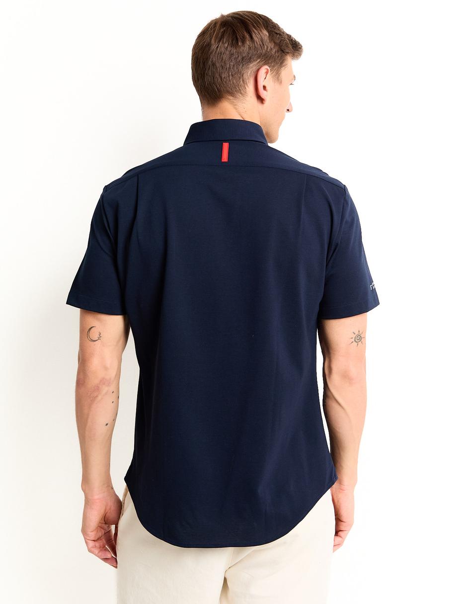 Camisa casual de algodón manga corta para hombre 2