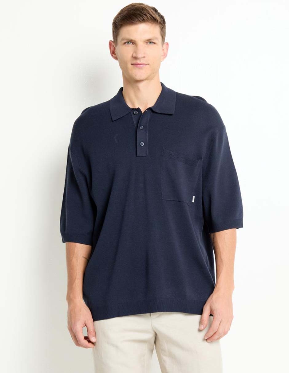 Suéter cuello polo para hombre Suéter cuello polo para hombre