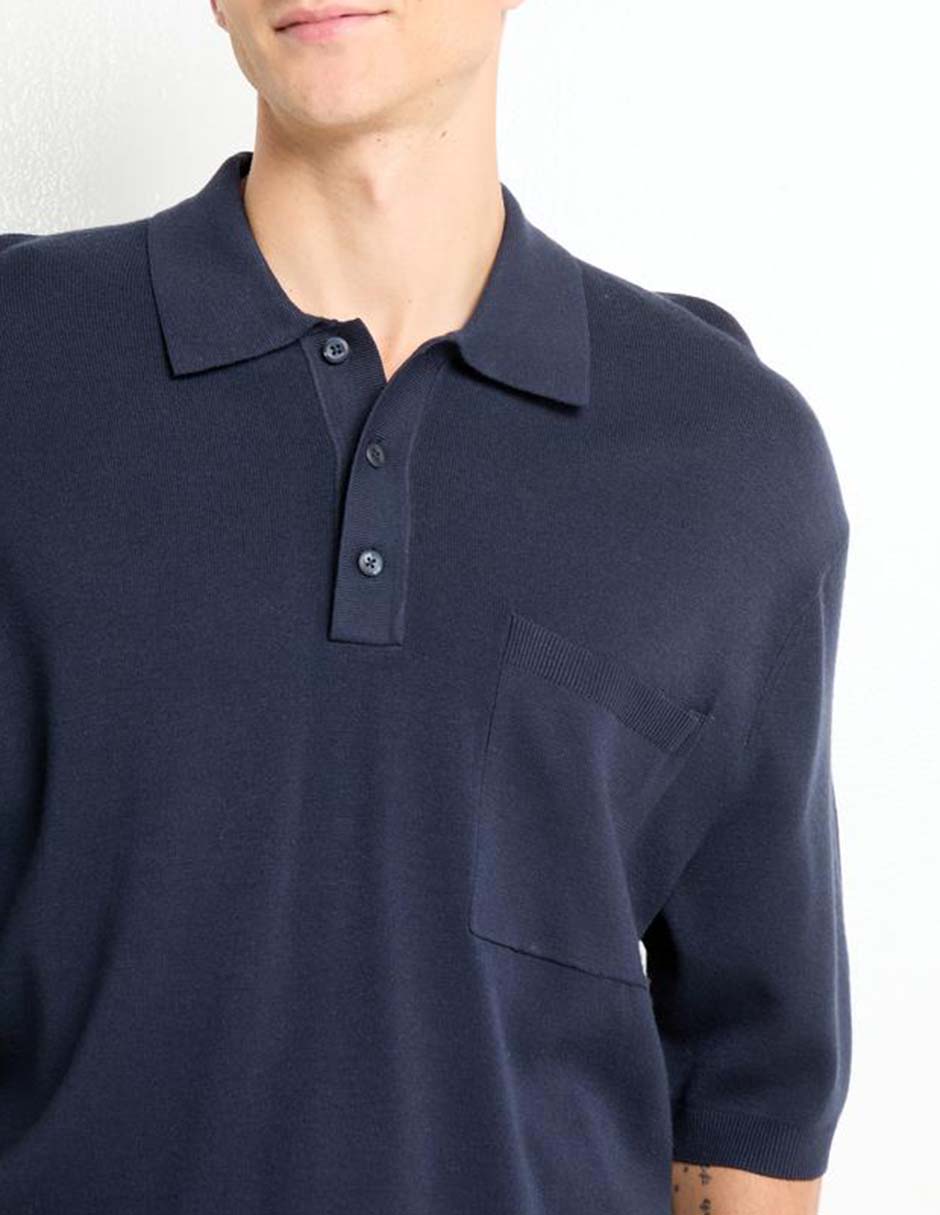 Suéter cuello polo para hombre 4
