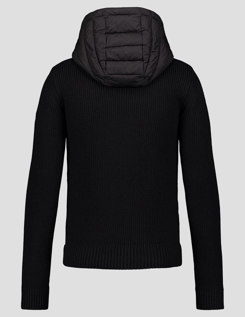 Chamarra casual capucha y bolsa para hombre 4