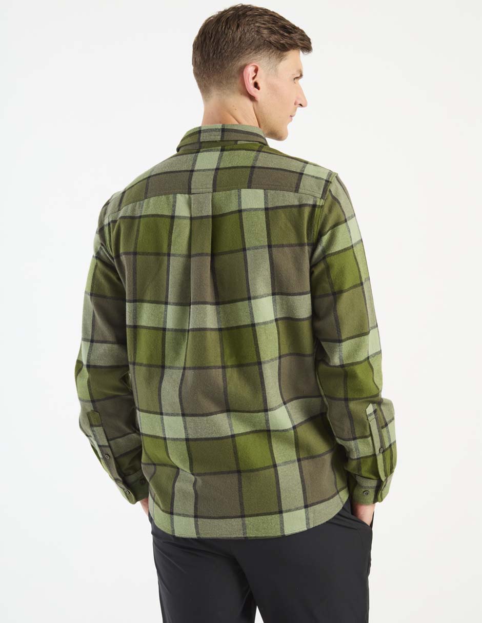 Camisa casual manga larga para hombre 2