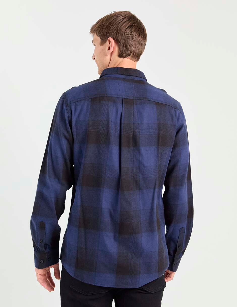 Camisa casual de algodón manga larga para hombre 2