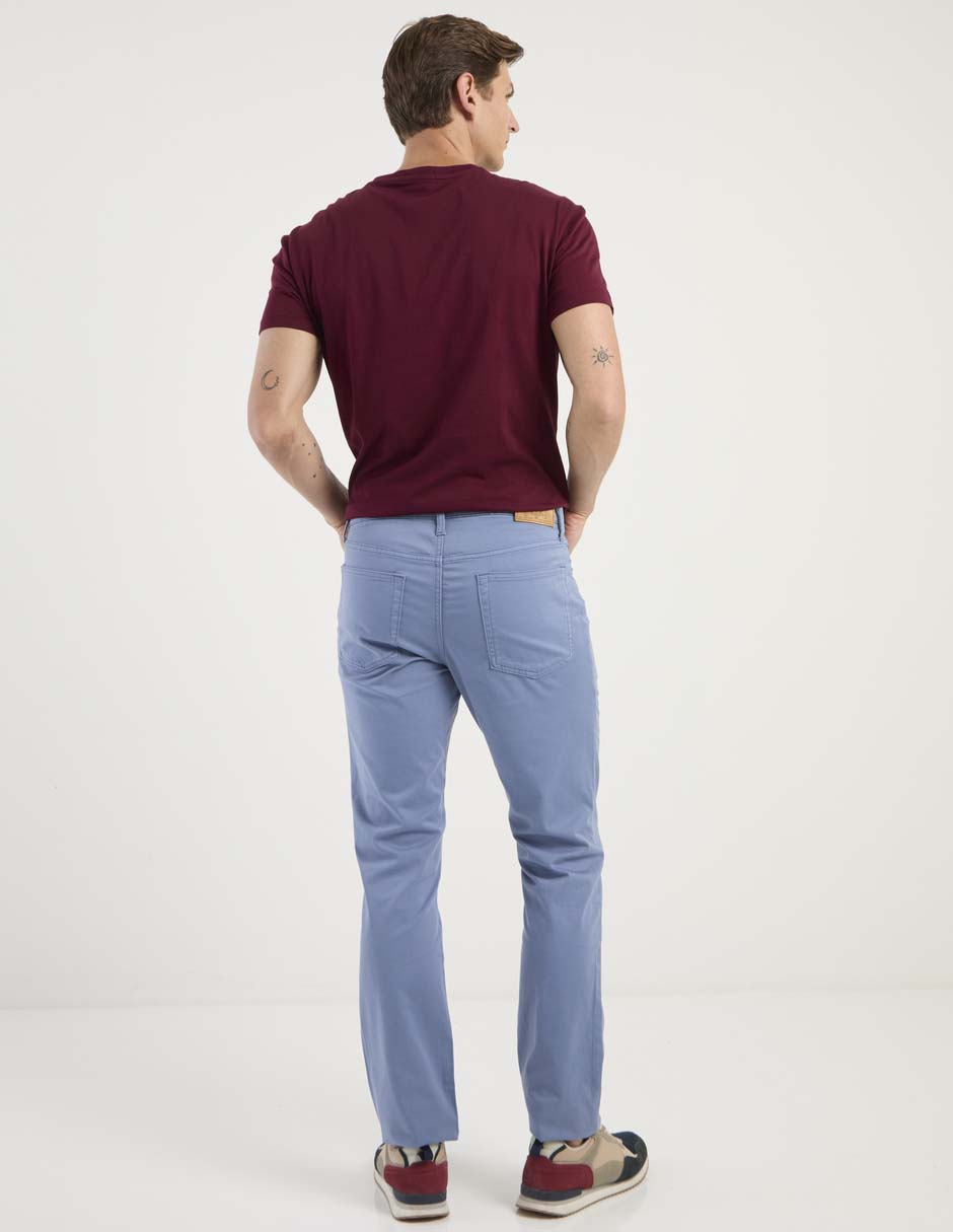 Pantalón slim de algodón para hombre 2