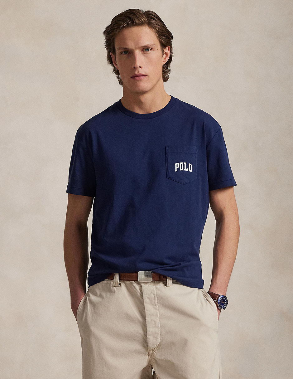Playera cuello redondo para hombre
