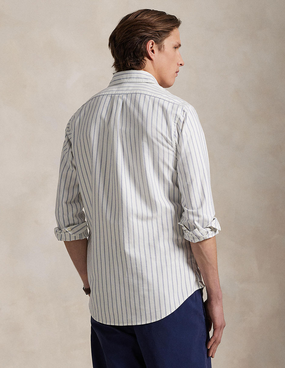 Camisa casual de algodón manga larga para hombre 2