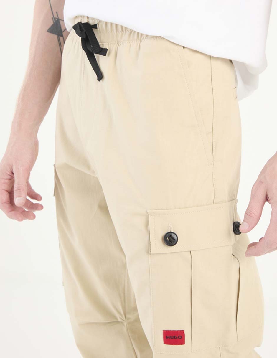 Pantalón cargo slim de algodón para hombre 4