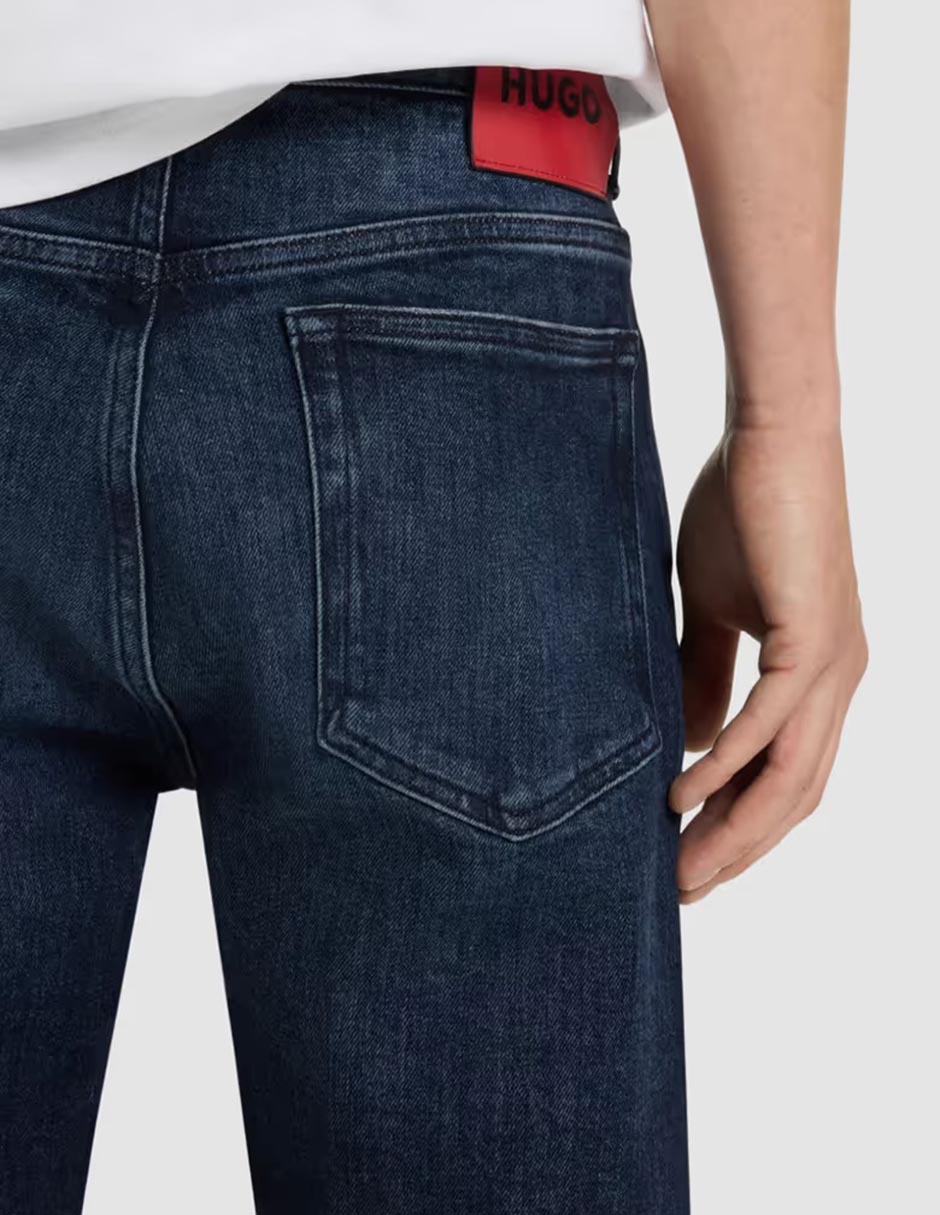 Jeans slim lavado medio para hombre 3