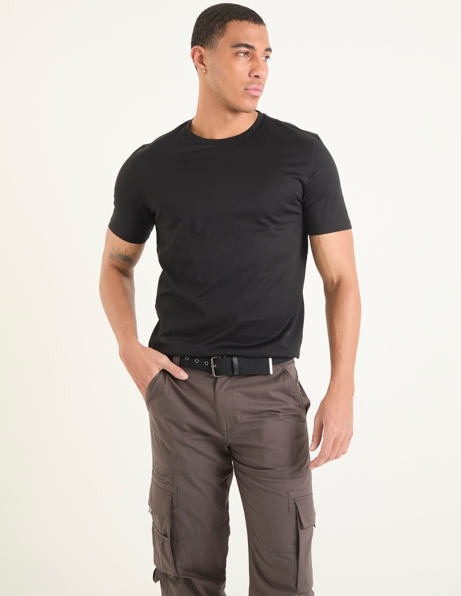 Playera cuello redondo para hombre