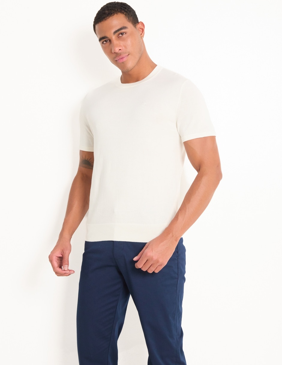 Playera cuello redondo para hombre 1