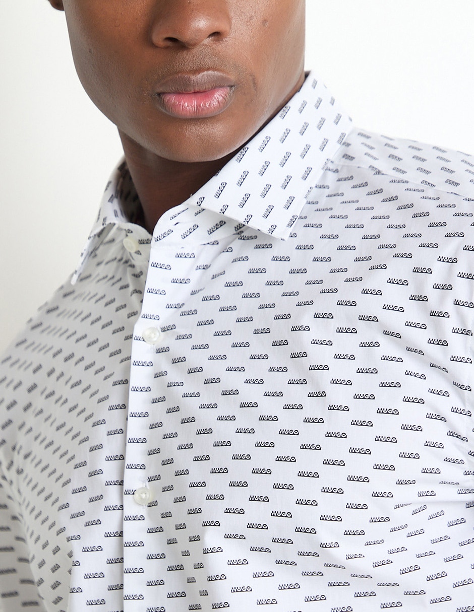 Camisa casual de algodón manga larga para hombre 4
