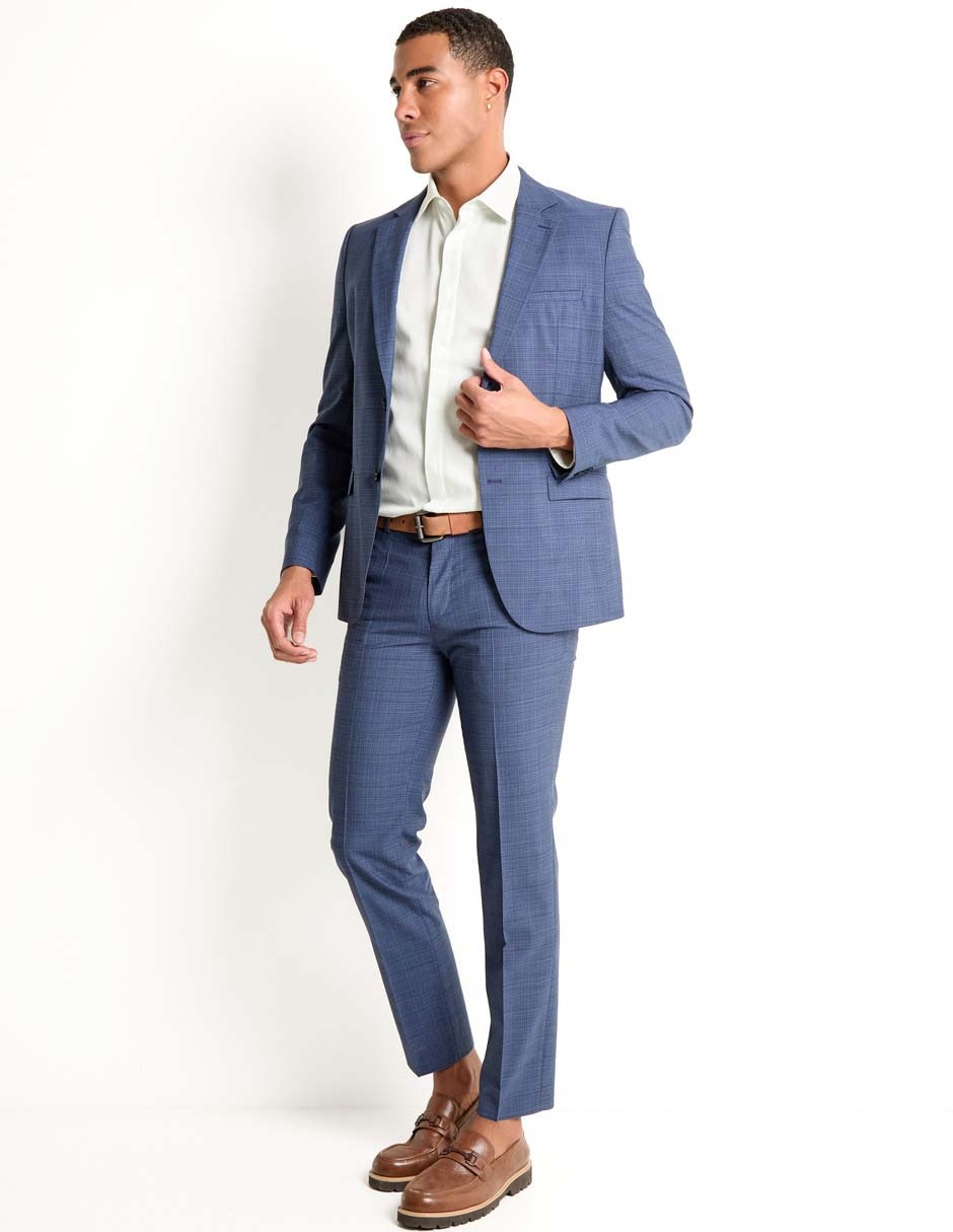 Pantalón de vestir slim de lana para hombre 3