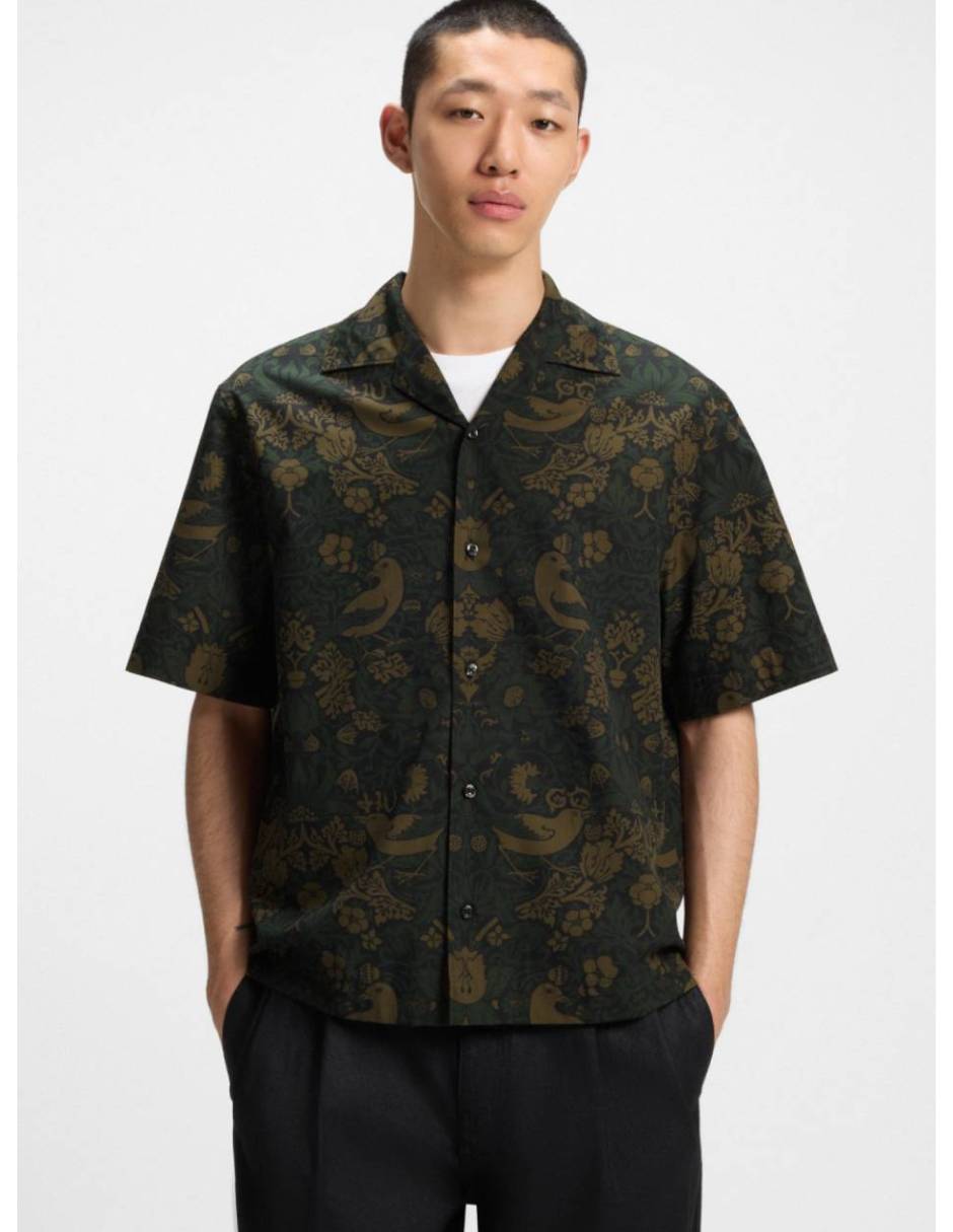 Camisa casual de algodón manga corta para hombre Camisa casual de algodón manga corta para hombre