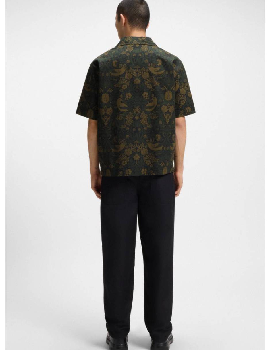 Camisa casual de algodón manga corta para hombre 2