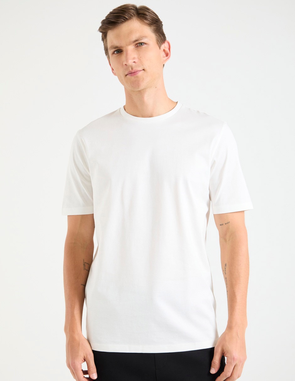 Playera cuello redondo para hombre