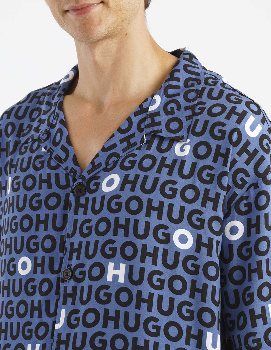 Camisa playa manga corta para hombre 4