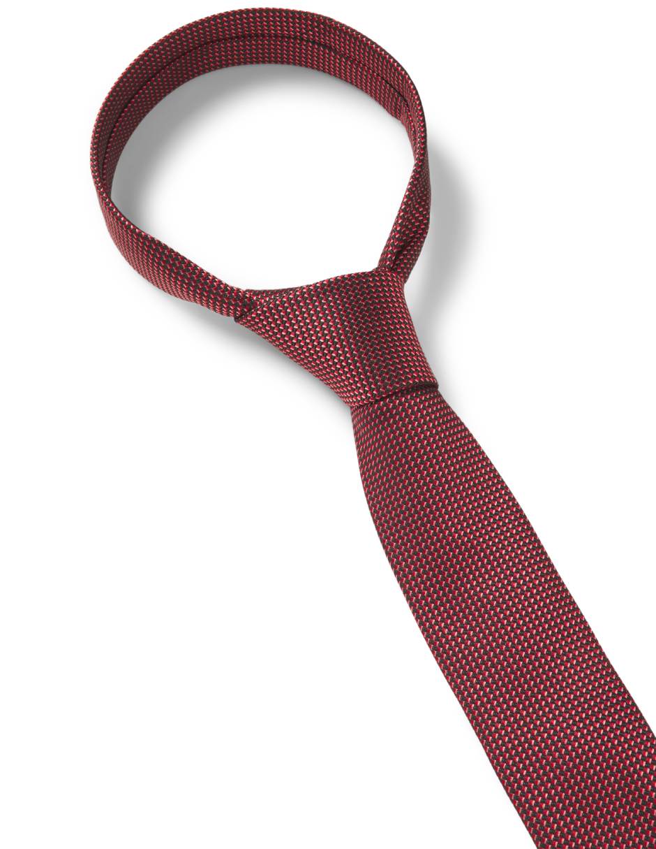 Corbata slim de seda para hombre 4