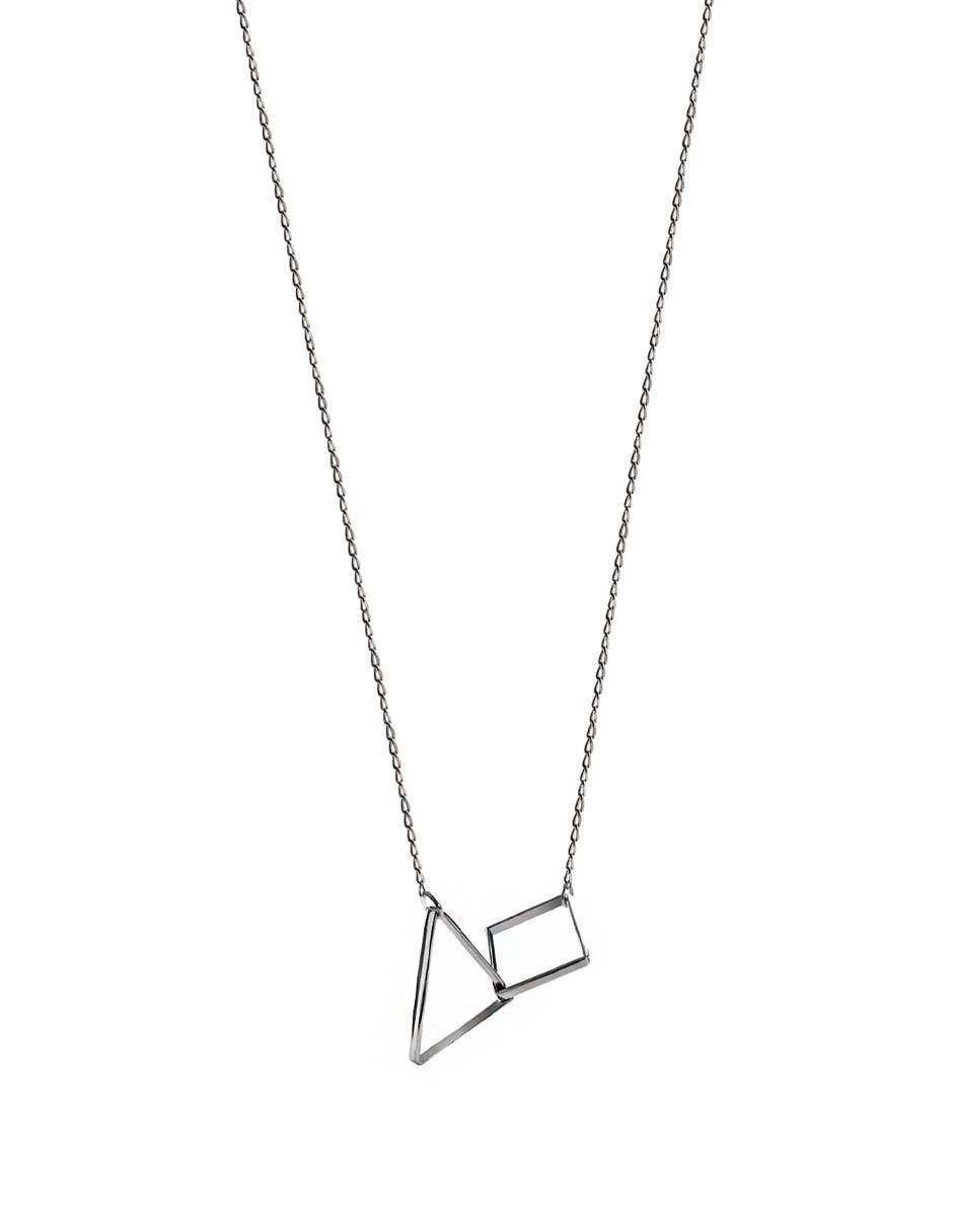Collar cuadrado de plata P 925 3