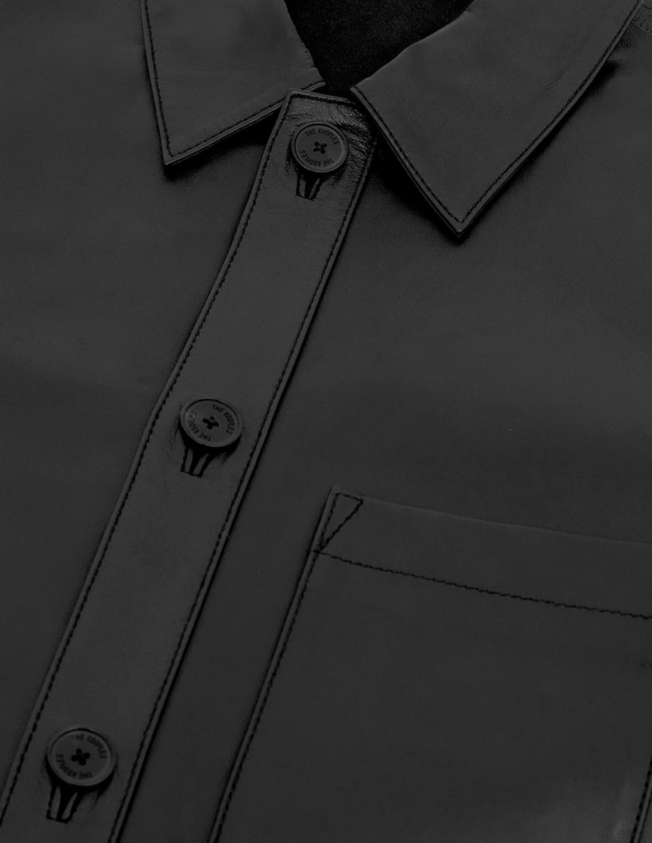 Sobrecamisa casual manga larga para hombre 5